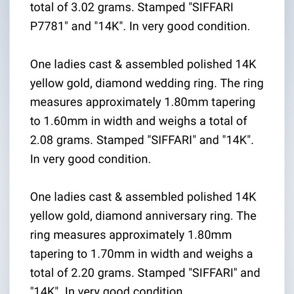 Diamond engagement, wedding and anniversary ring. - Picture 5 of 6